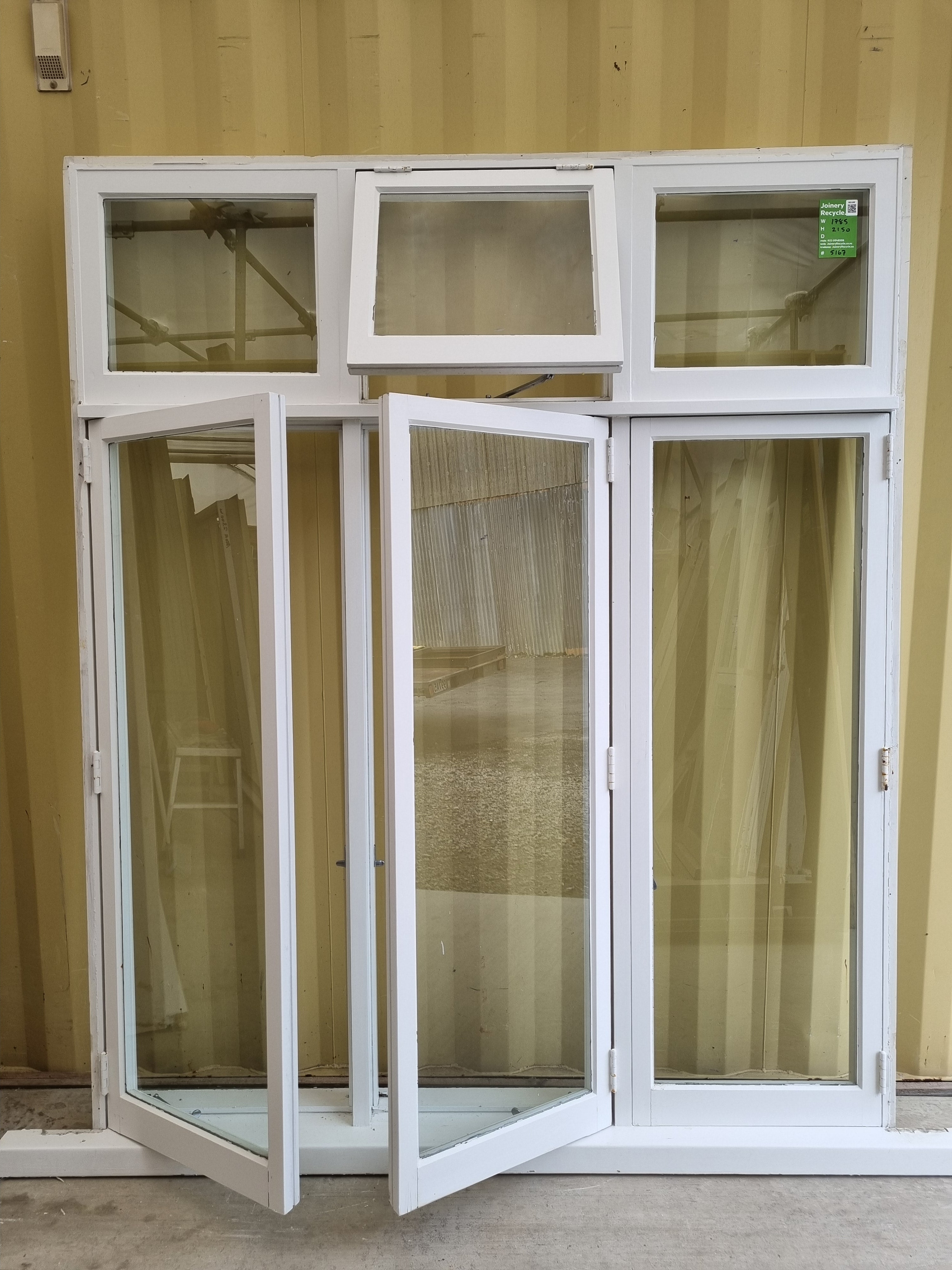 Large Casement Window with Top Lights 1785 W x 2150 H [#5167] Joinery Recycle