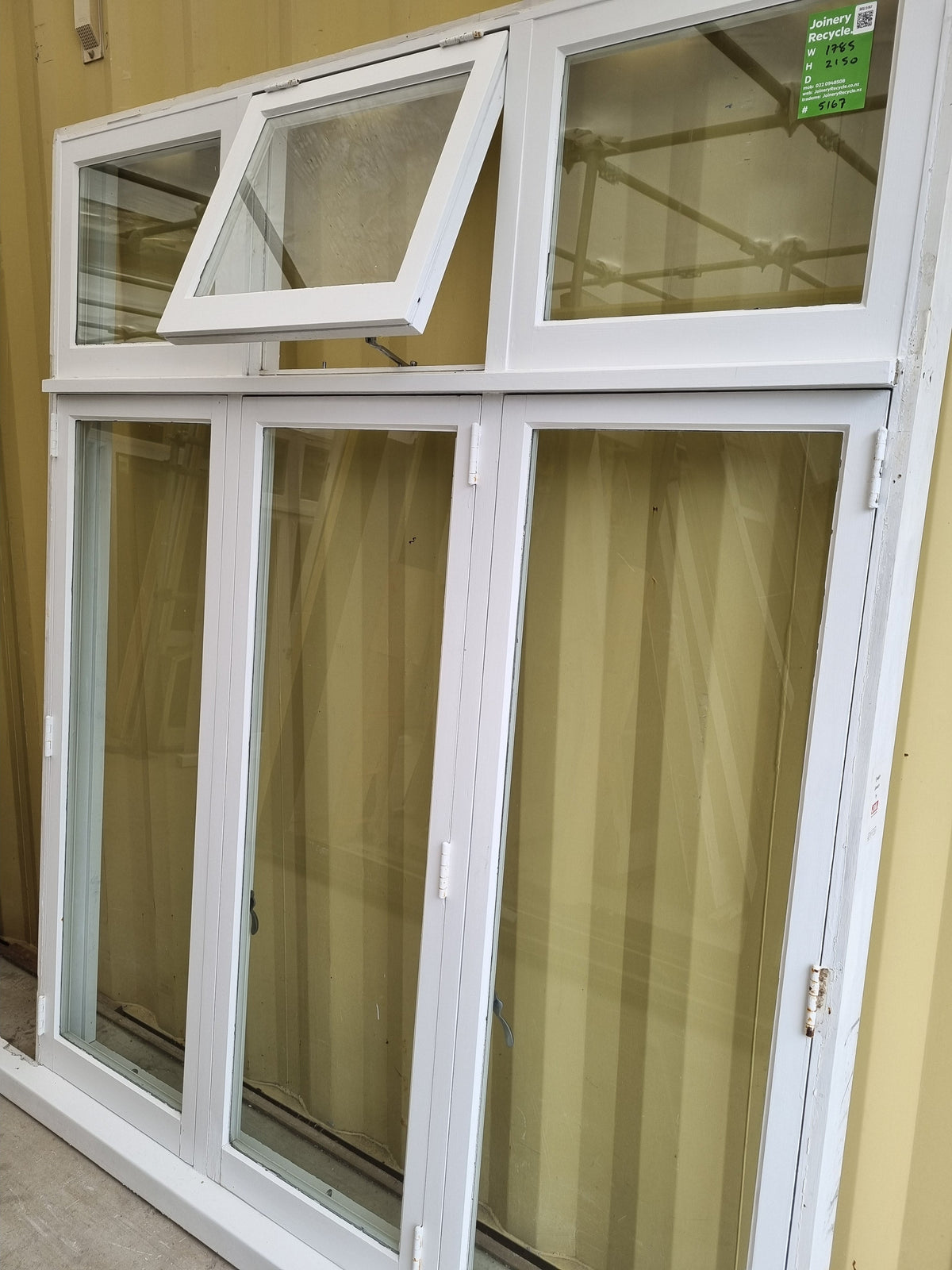 Large Casement Window with Top Lights 1785 W x 2150 H [#5167] Joinery Recycle