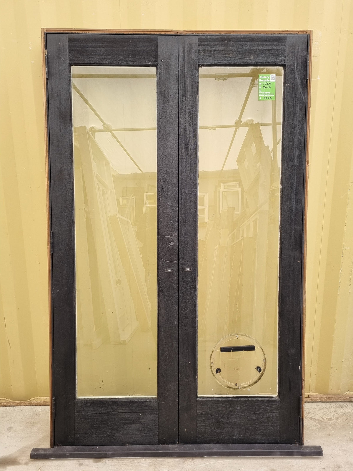 CEDAR WOOD  French Doors 1260 W  x 2010 H [#5176 SF] Joinery Recycle