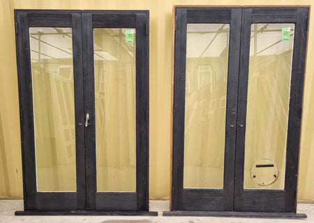 CEDAR WOOD  French Doors 1260 W  x 2010 H [#5176 SF] Joinery Recycle