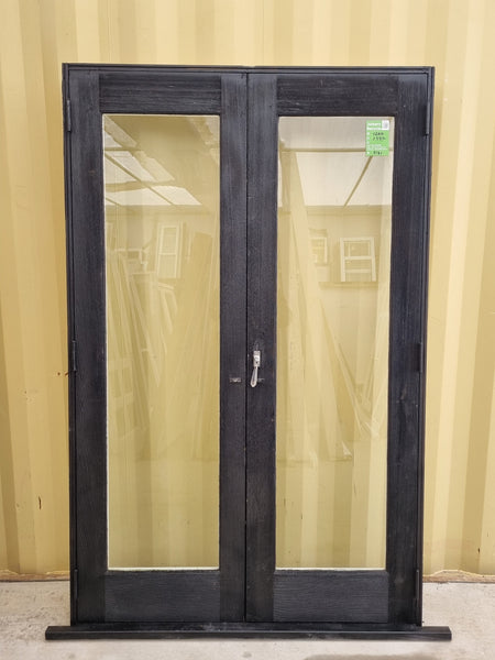 Wooden French Doors CEDAR 1260 W  x 1980 H [#5181 SF] Joinery Recycle