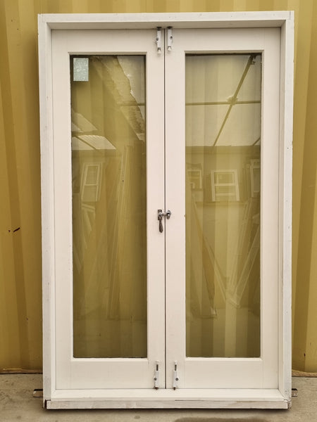 Wooden French Doors CEDAR 1260 W  x 1980 H [#5181 SF] Joinery Recycle