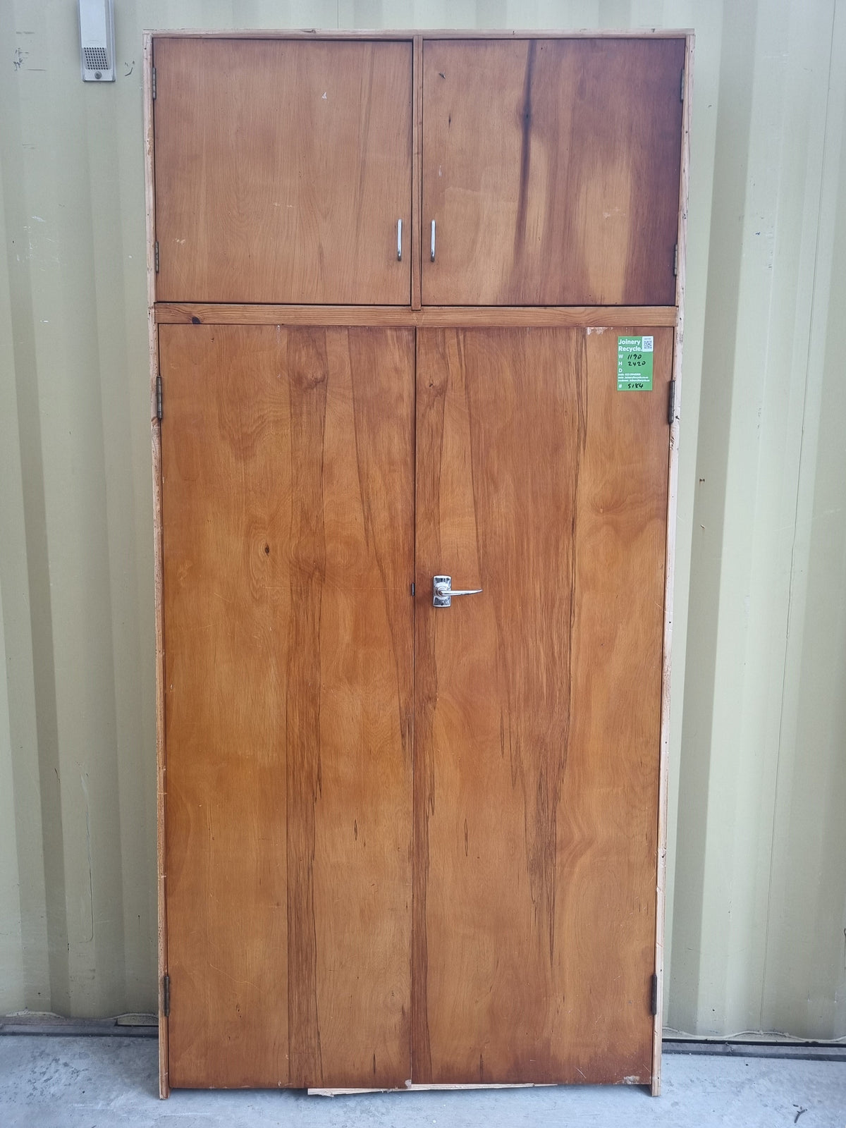 Wardrobe Doors - RIMU Veneer - 1190 W  x 2420 H [#5184  SF] Joinery Recycle