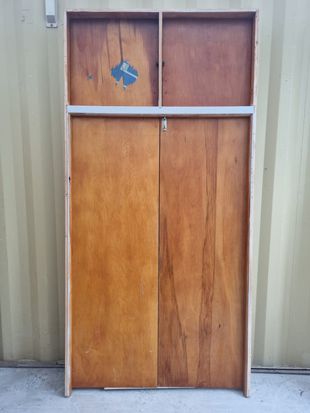 Wardrobe Doors - RIMU Veneer - 1190 W  x 2420 H [#5184  SF] Joinery Recycle