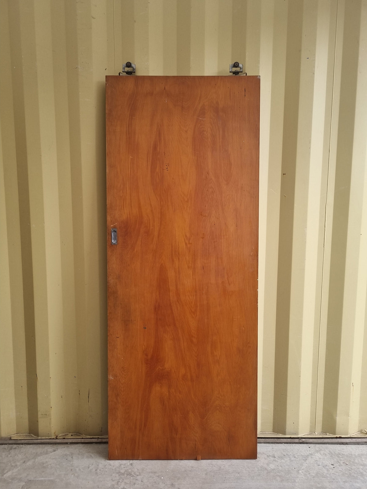 Internal Sliding Door - RIMU Veneer -  760 W  x  1930 H [#5189 SF] Joinery Recycle