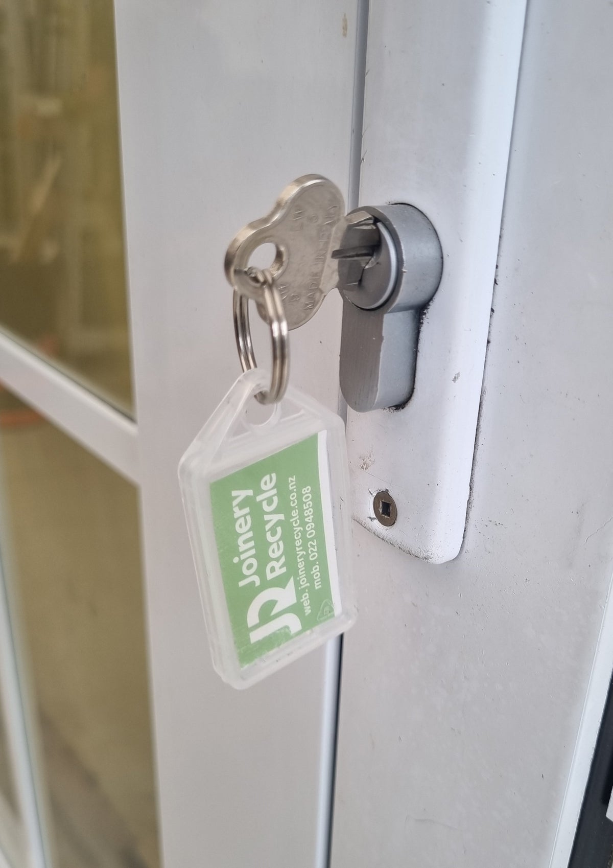 Aluminium French Door with Side Light White 2490 W x 2180 H [#5194 SF] Joinery Recycle