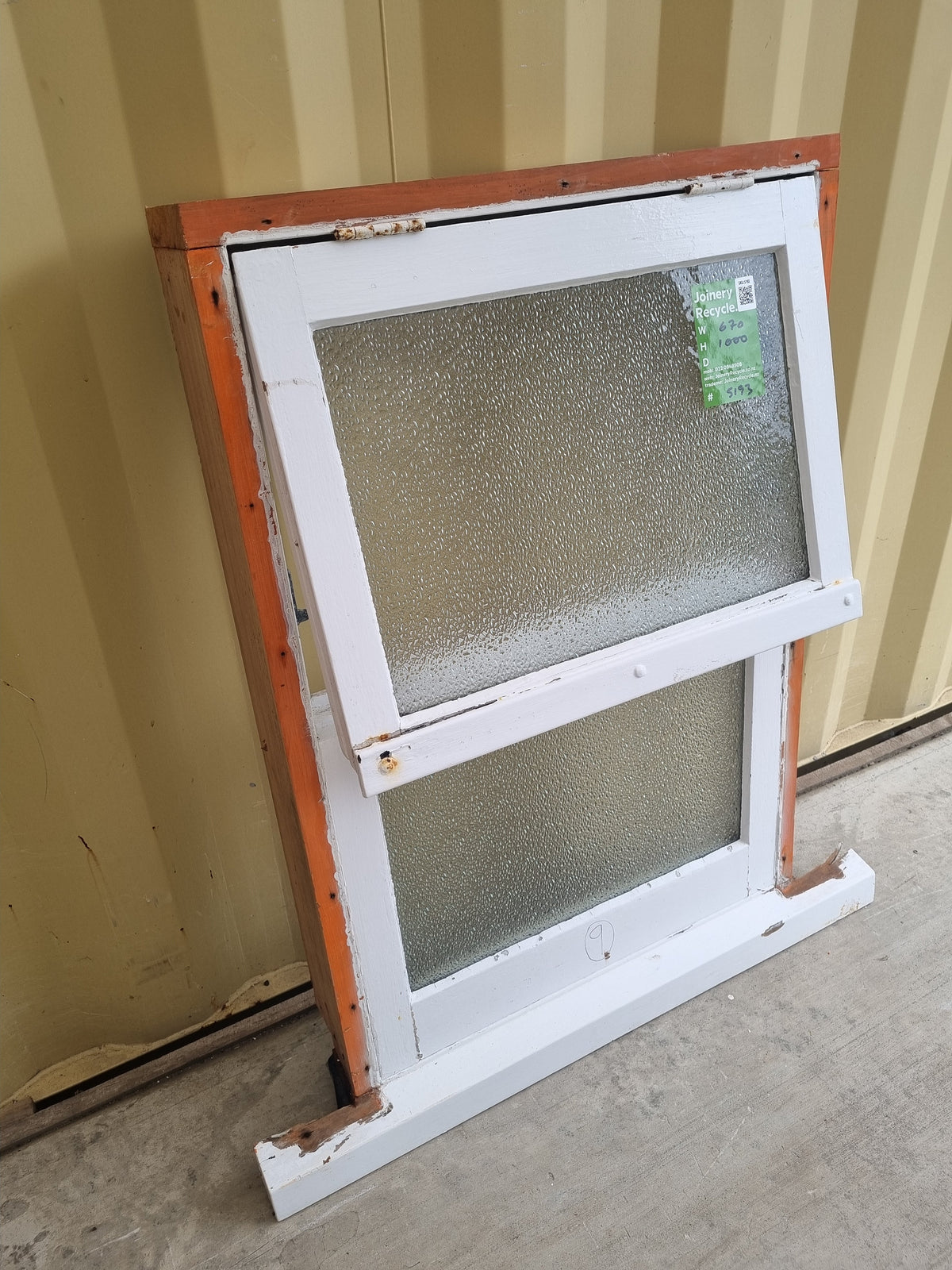 Wooden Window 670 W x  1000 H [#5193 SF] Joinery Recycle