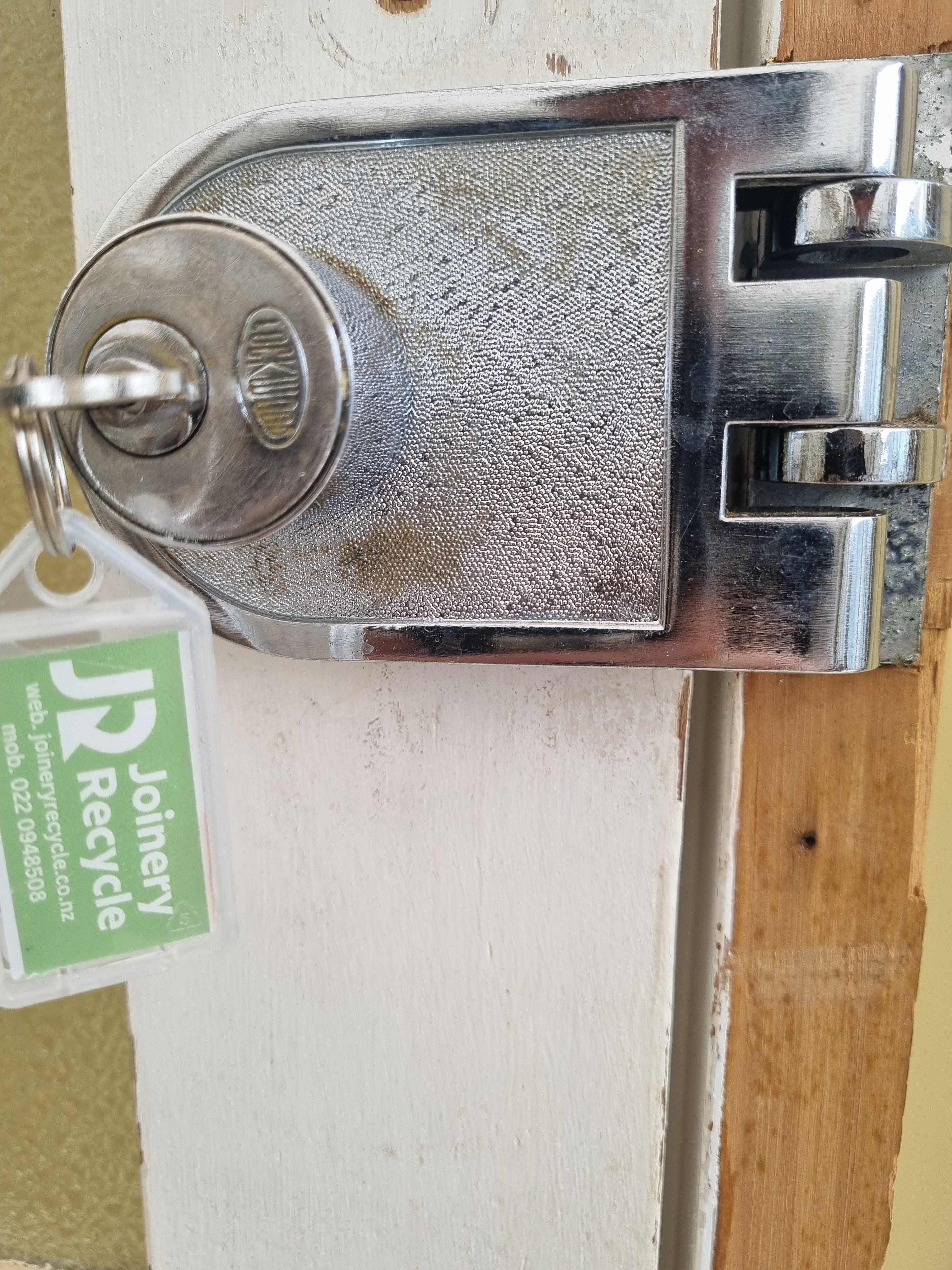Wood & Glass Single Door  930 W x  2080 H [#5196 SF] Joinery Recycle