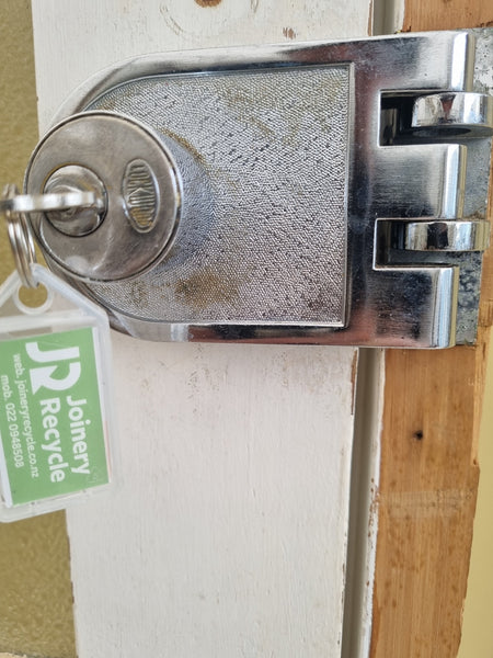 Wood & Glass Single Door  930 W x  2080 H [#5196 SF] Joinery Recycle