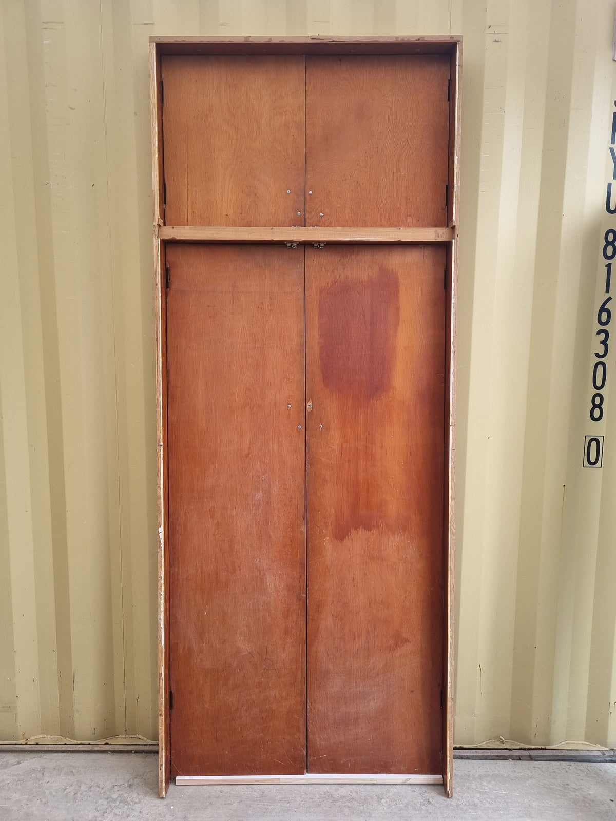 Wardrobe Doors - RIMU Veneer -  950 W  x  2390 H [#5198 SF] Joinery Recycle