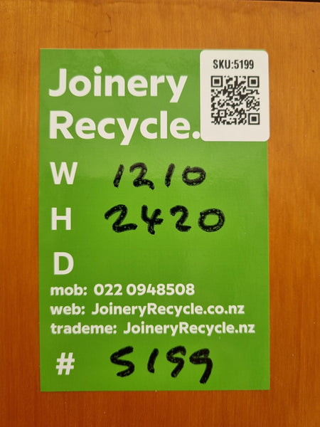 Wardrobe Doors - RIMU Veneer - 1210 W  x 2420 H [#5199 SF] Joinery Recycle