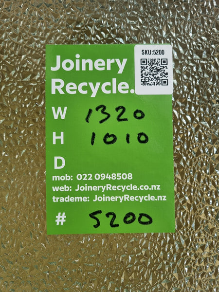 Wooden Window 1320 W x  1010 H [#5200 SF] Joinery Recycle