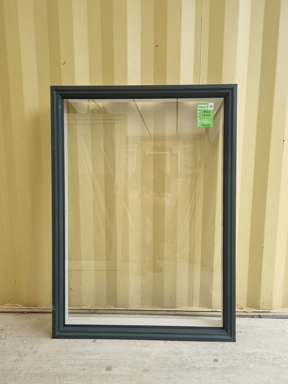 Aluminium Window Green  860 W  x 1200 H [#5205 SF] Joinery Recycle