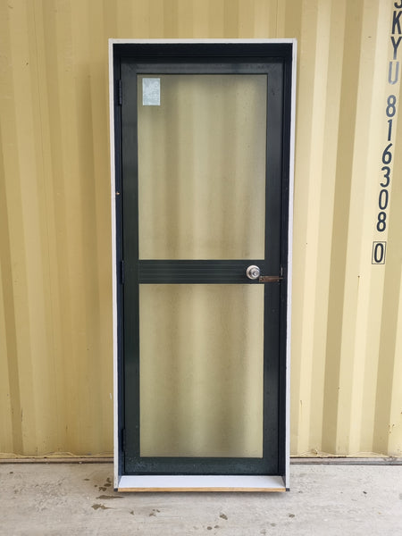 Interior side Aluminium & Glass Single Door 800 W x 2000 H  [#5210  SF]