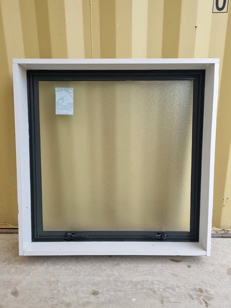 Aluminium Window Green 800 W  x 800 H [#5212 SF] interior view - Joinery Recycle