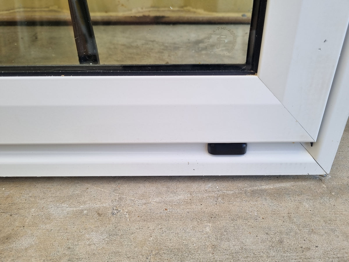 DOUBLE GLAZED Aluminium Window White  1960 W  x  1300 H  [#5224 SF] Joinery Recycle