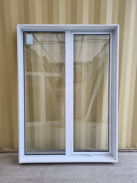 DOUBLE GLAZED Aluminium Window White  1120 W  x  1530 H  [#5227 SF] interior side - Joinery Recycle