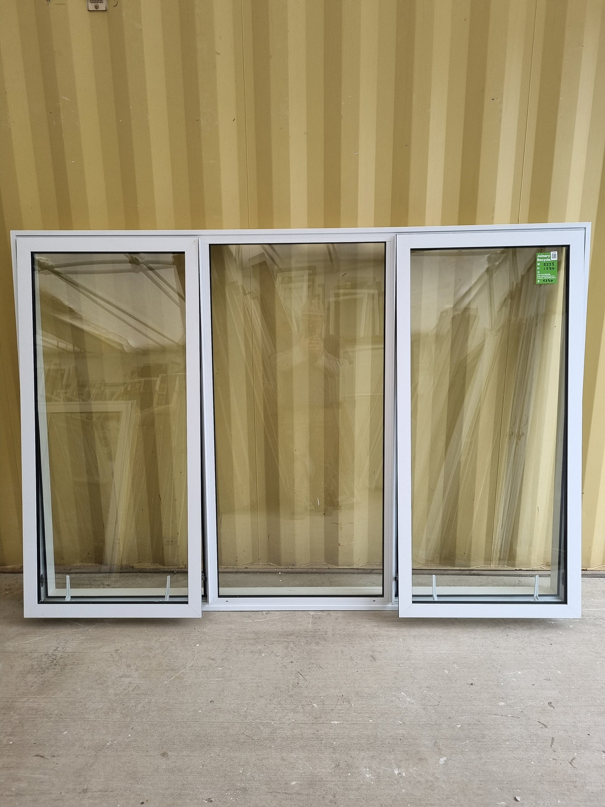 Aluminium Window White 2225 W  x  1530 H  [#5230 SF] Joinery Recycle