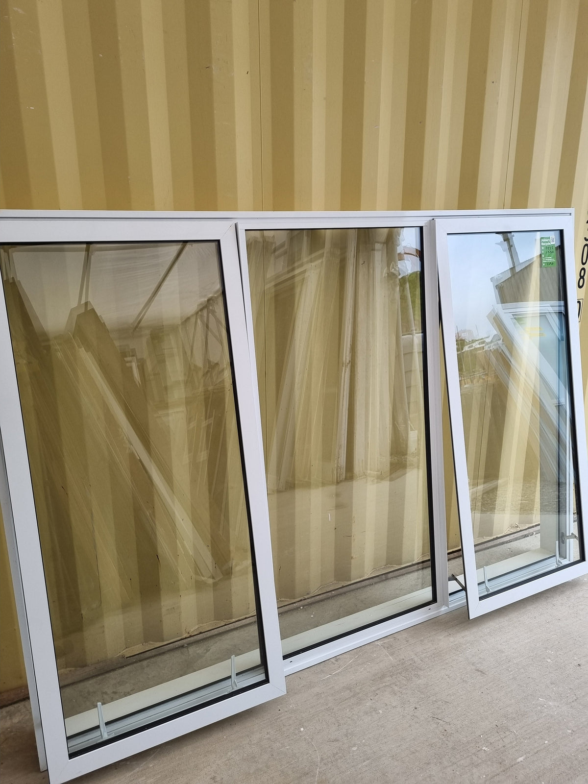 Aluminium Window White 2225 W  x  1530 H  [#5230 SF] Joinery Recycle