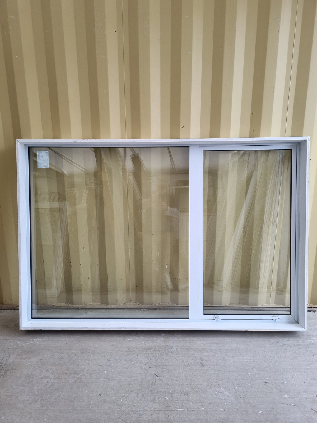 DOUBLE GLAZED Aluminium Window White  1910 W  x  1280 H  [#5231 SF] interior side - Joinery Recycle