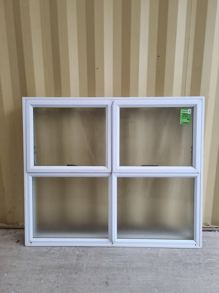 Aluminium Window White  1350 W  x  1120 H  [#5233 SF] Joinery Recycle