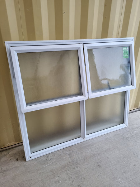 Aluminium Window White  1350 W  x  1120 H  [#5233 SF] Joinery Recycle
