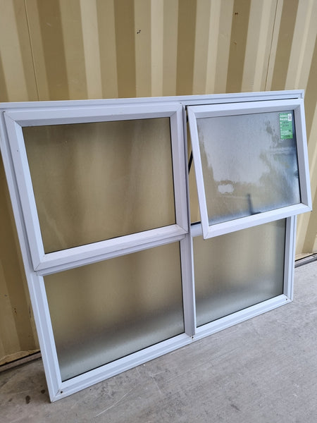 Aluminium Window White  1350 W  x  1120 H  [#5233 SF] Joinery Recycle