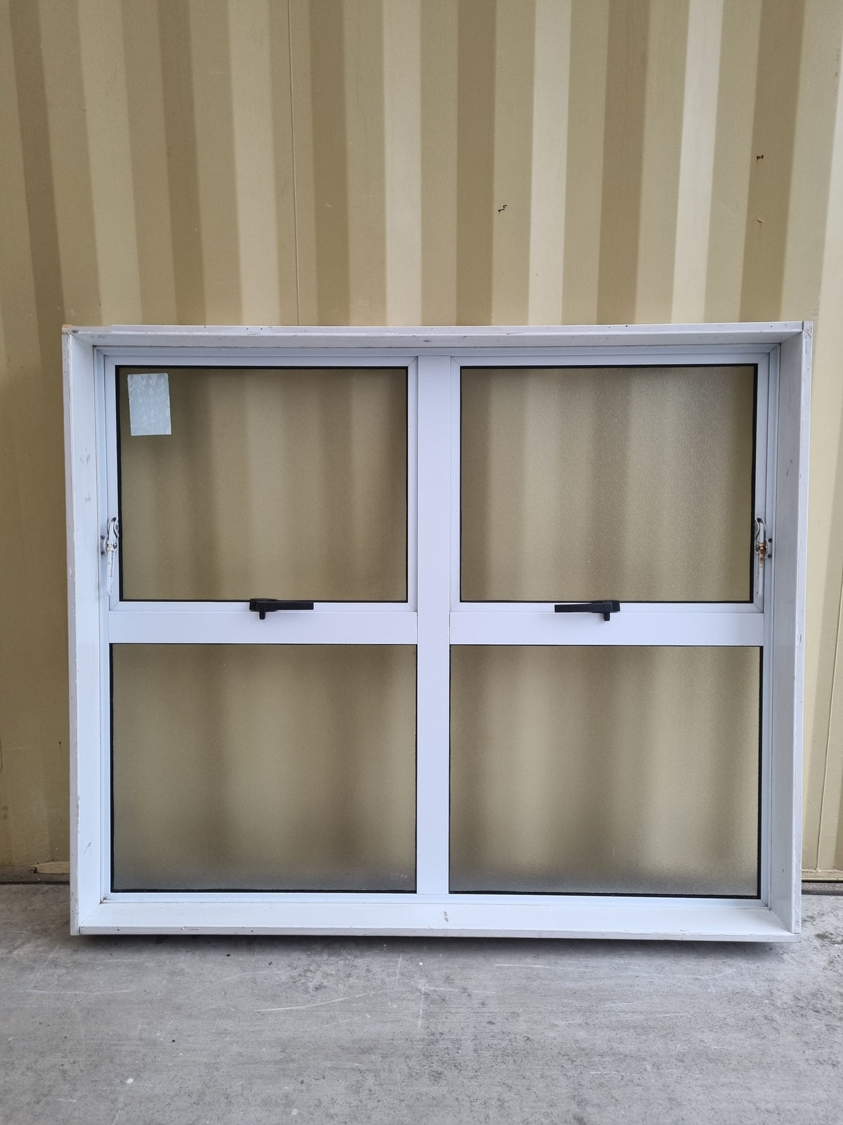 Aluminium Window White  1350 W  x  1120 H  [#5233 SF] Joinery Recycle