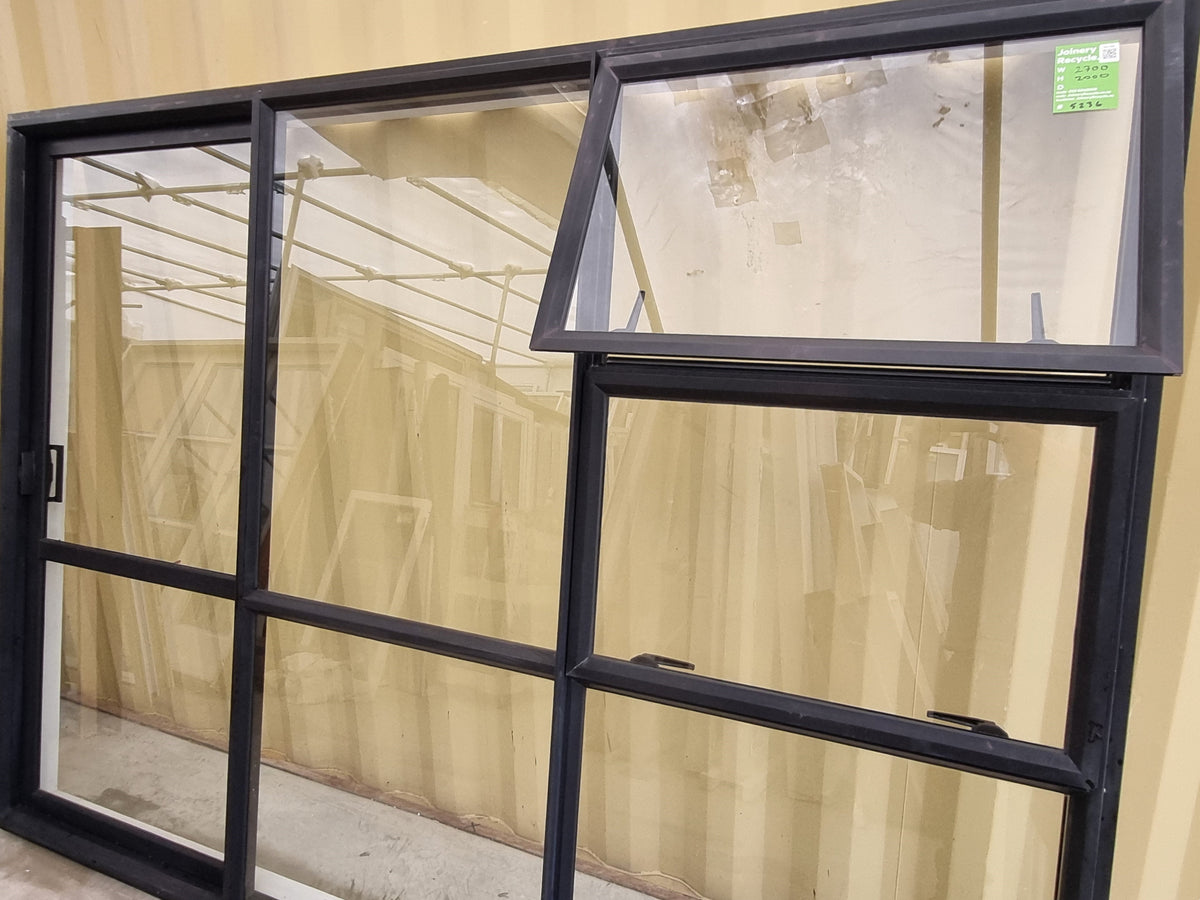 RANCH SLIDER Black 2700 W x 2000 H [#5236 SF] Joinery Recycle