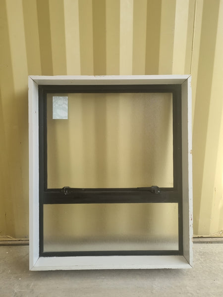 Aluminium Window Black 760 W  x 900 H [#5240 SF] Interior side -  Joinery Recycle