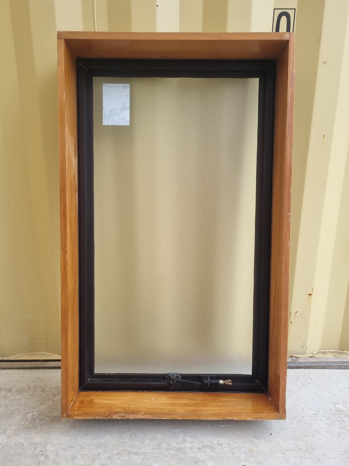 Aluminium Window Brown 600 W  x 1000 H [#5252 SF] Joinery Recycle