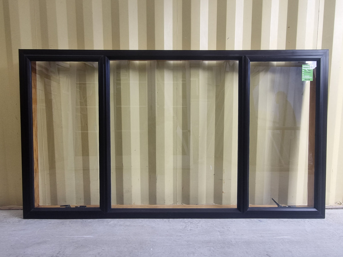 Aluminium Window Brown 2200 W  x 1200 H [#5257 SF] Exterior side - Joinery Recycle