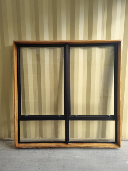 Aluminium Window Brown 1600 W  x 1600 H [#5258 SF] Joinery Recycle