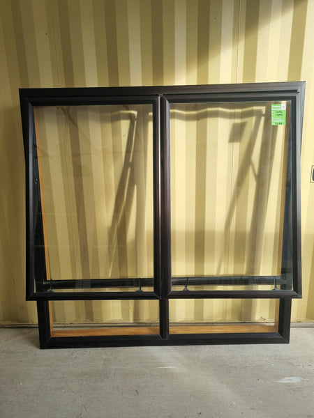 Aluminium Window Brown 1600 W  x 1600 H [#5258 SF] Joinery Recycle