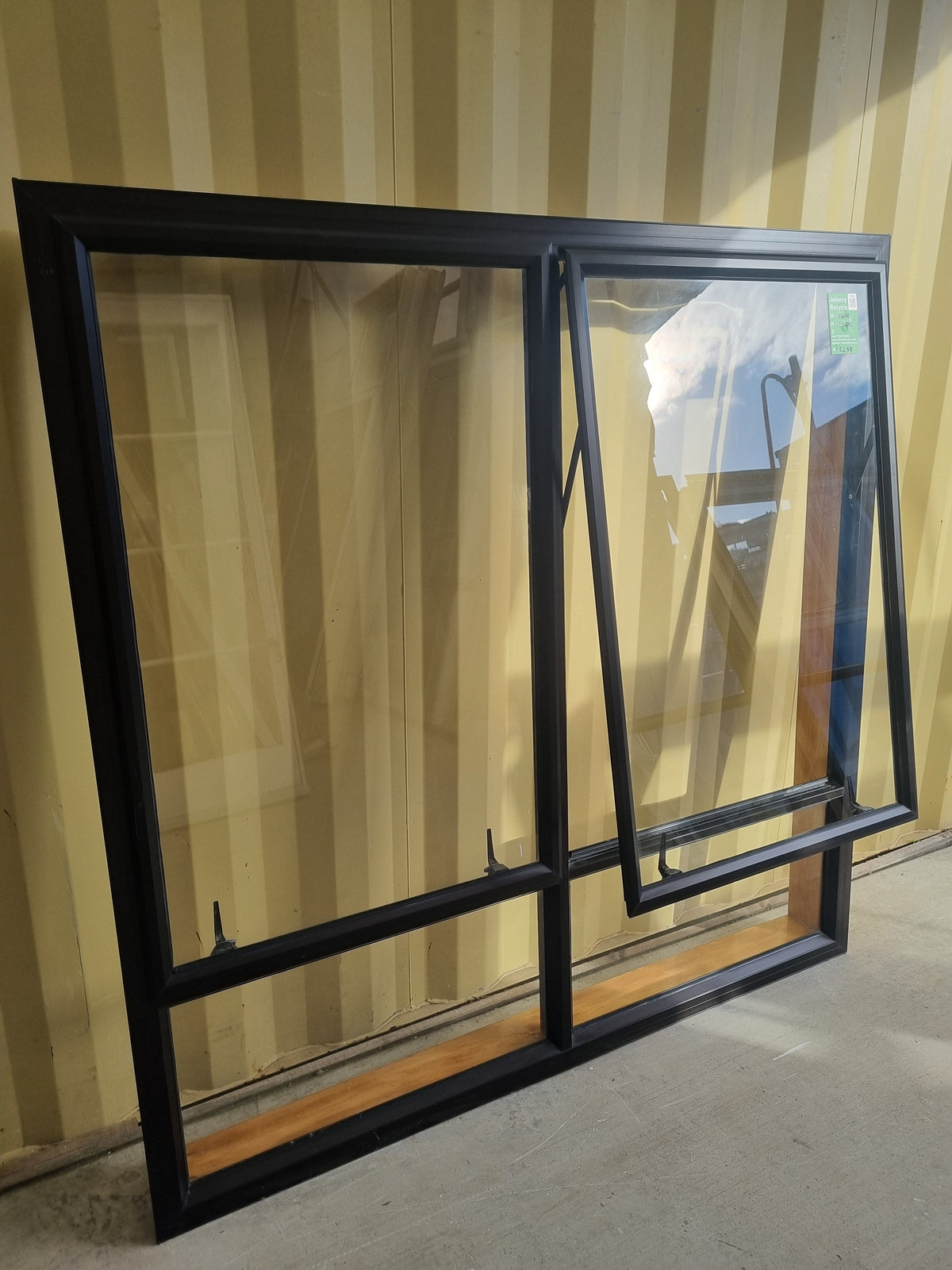 Aluminium Window Brown 1600 W  x 1600 H [#5258 SF] Joinery Recycle