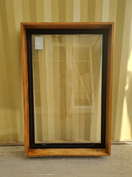 Aluminium Window Brown 800 W  x 1200 H [#5259 SF] Interior side -  Joinery Recycle