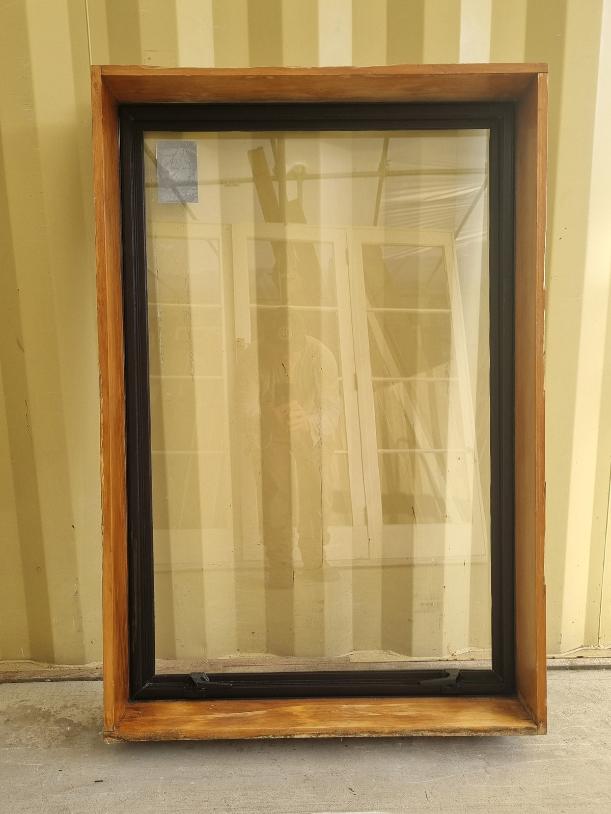 Aluminium Window Brown 800 W  x 1200 H [#5260 SF] Interior side -  Joinery Recycle