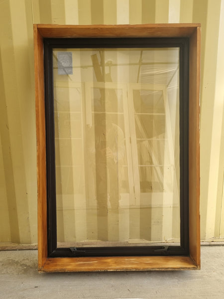 Aluminium Window Brown 800 W  x 1200 H [#5260 SF] Interior side -  Joinery Recycle