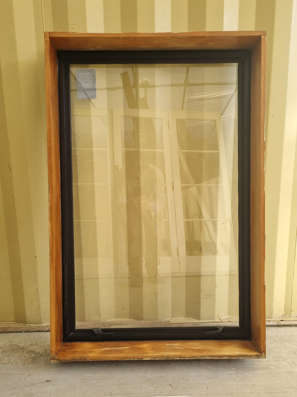 Aluminium Window Brown 800 W  x 1200 H [#5260 SF] Interior side -  Joinery Recycle