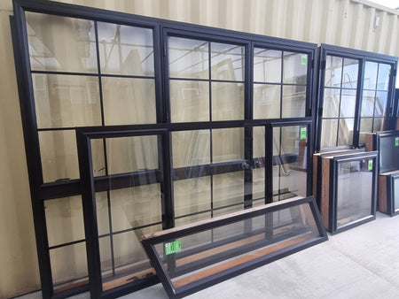 HOUSE LOT ALUMINIUM JOINERY BROWN [#BLK0059 SF] Joinery Recycle