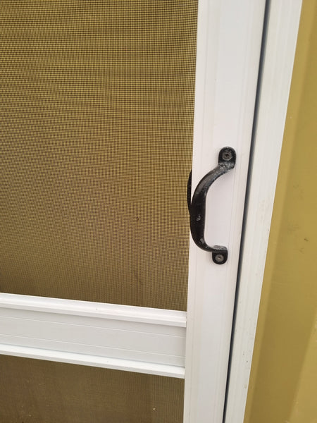 Aluminium and Mesh Fly Screen Door 850  W x 1935 H [#5262] Joinery Recycle