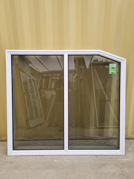 Aluminium Window White   1350 W  x  1200 H  [#5266 SF] Joinery Recycle