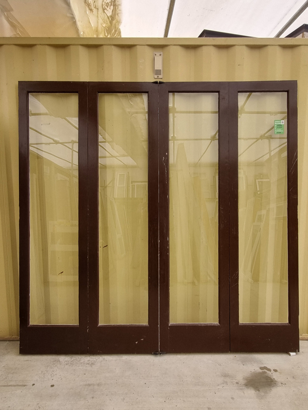 Wooden Bifold Doors  2350 W x 2300 H [#5268 SF] Joinery Recycle
