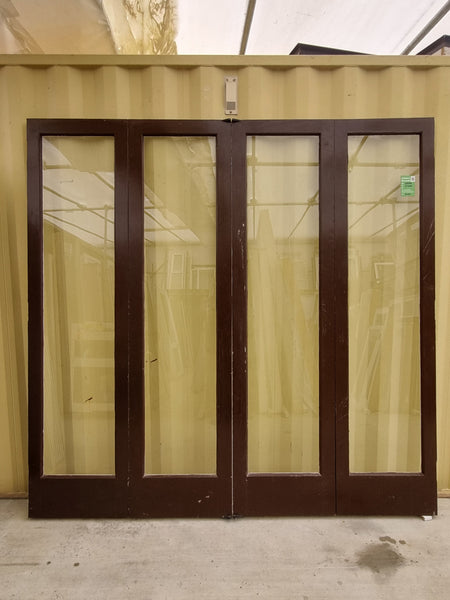 Wooden Bifold Doors  2350 W x 2300 H [#5268 SF] Joinery Recycle