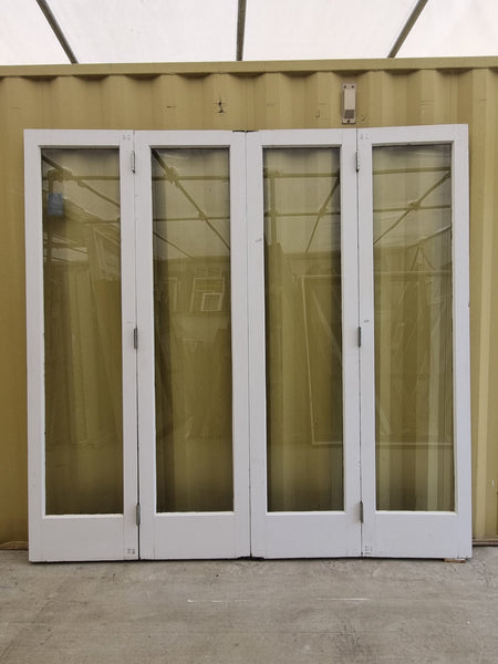 Wooden Bifold Doors  2350 W x 2300 H [#5268 SF] Joinery Recycle