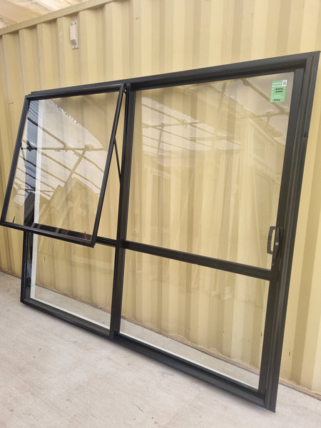RANCH SLIDER Black 2400 W x 2000 H [#5272 SF] Joinery Recycle