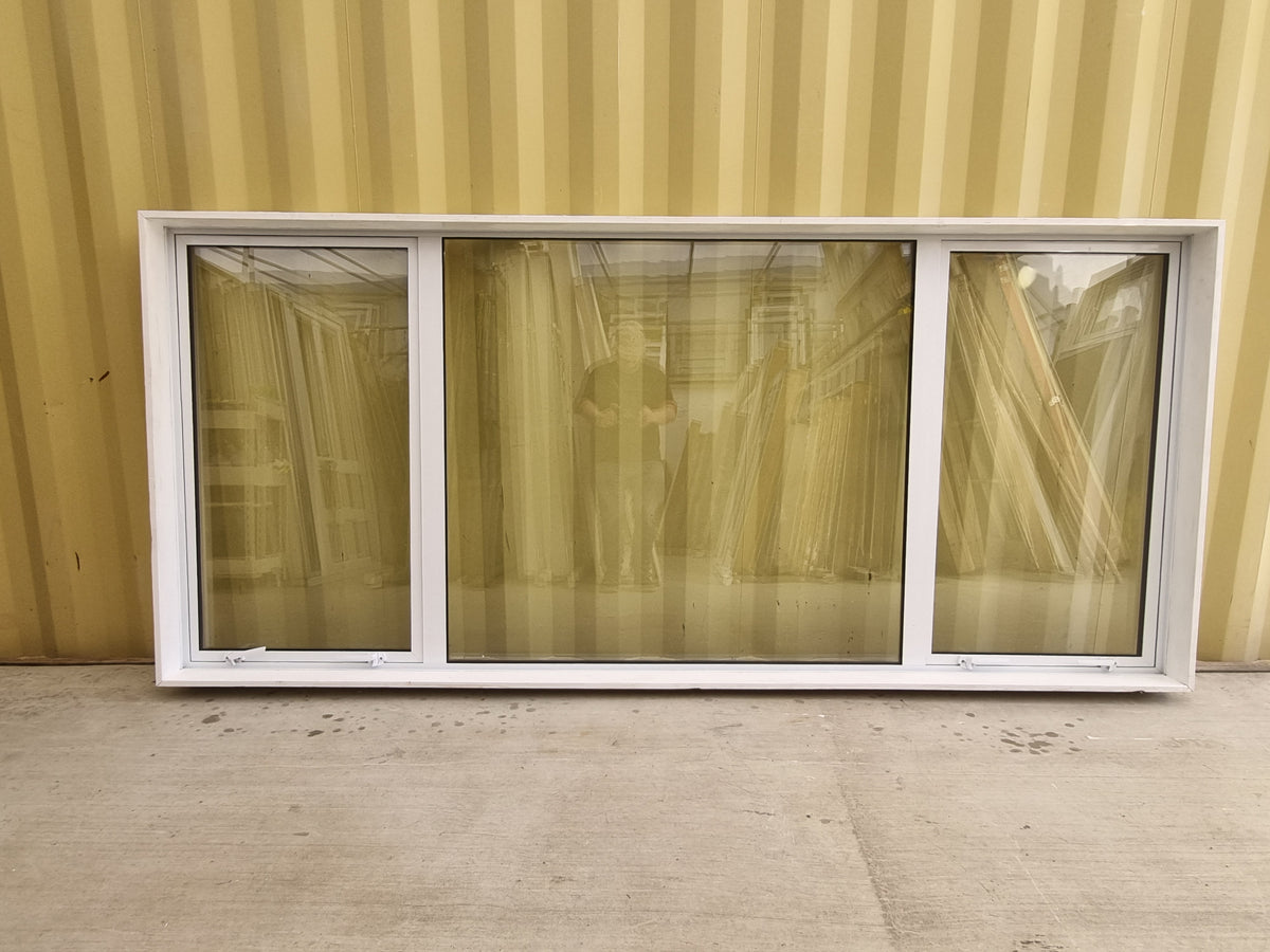 Aluminium Window White  2840 W  x 1270 H  [#5273 SF] Interior side -  Joinery Recycle