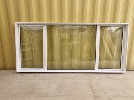 Aluminium Window White  2840 W  x 1270 H  [#5273 SF] Interior side -  Joinery Recycle