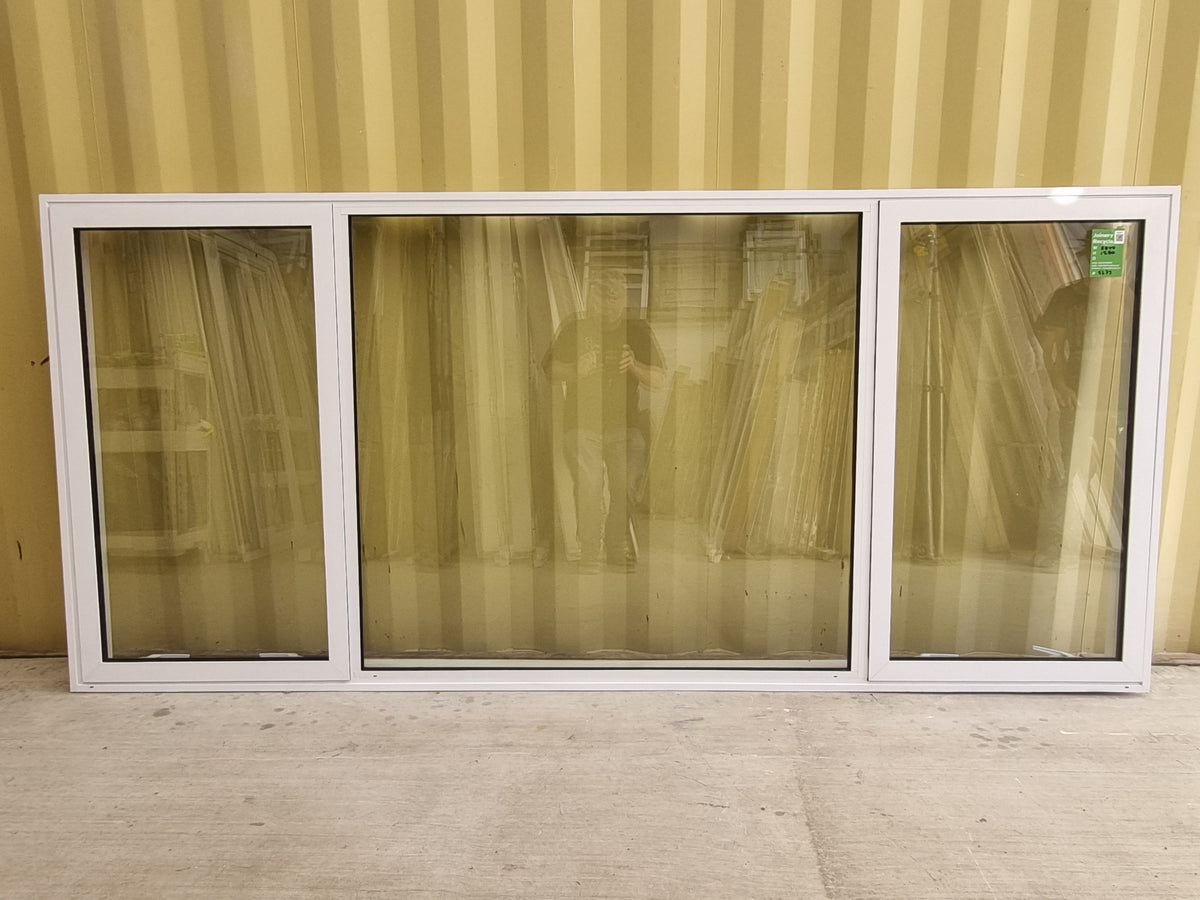 Aluminium Window White  2840 W  x 1270 H  [#5273 SF]Exterior side -  Joinery Recycle