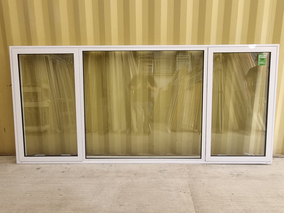 Aluminium Window White  2840 W  x 1270 H  [#5273 SF]Exterior side -  Joinery Recycle
